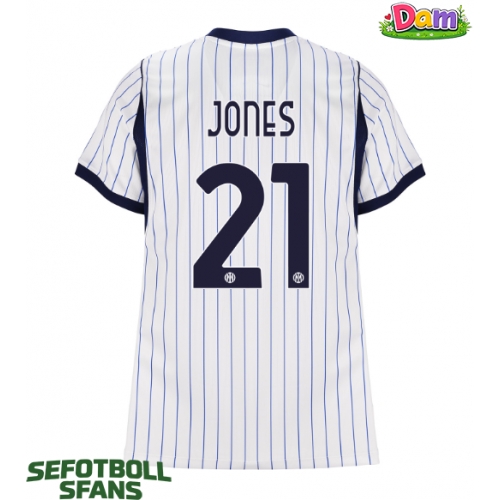 Inter Milan Curtis Jones #21 Bortatröja Kvinnor 2026-27 Kortärmad